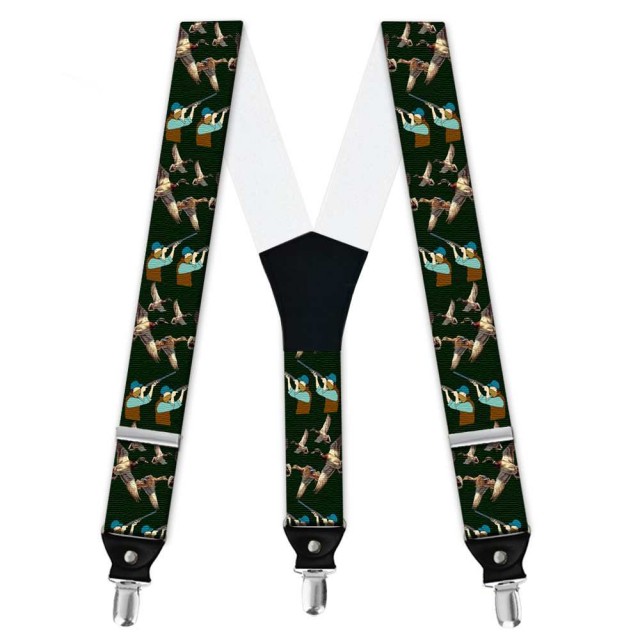 Bretele pantaloni personalizate, vânătoare de rațe